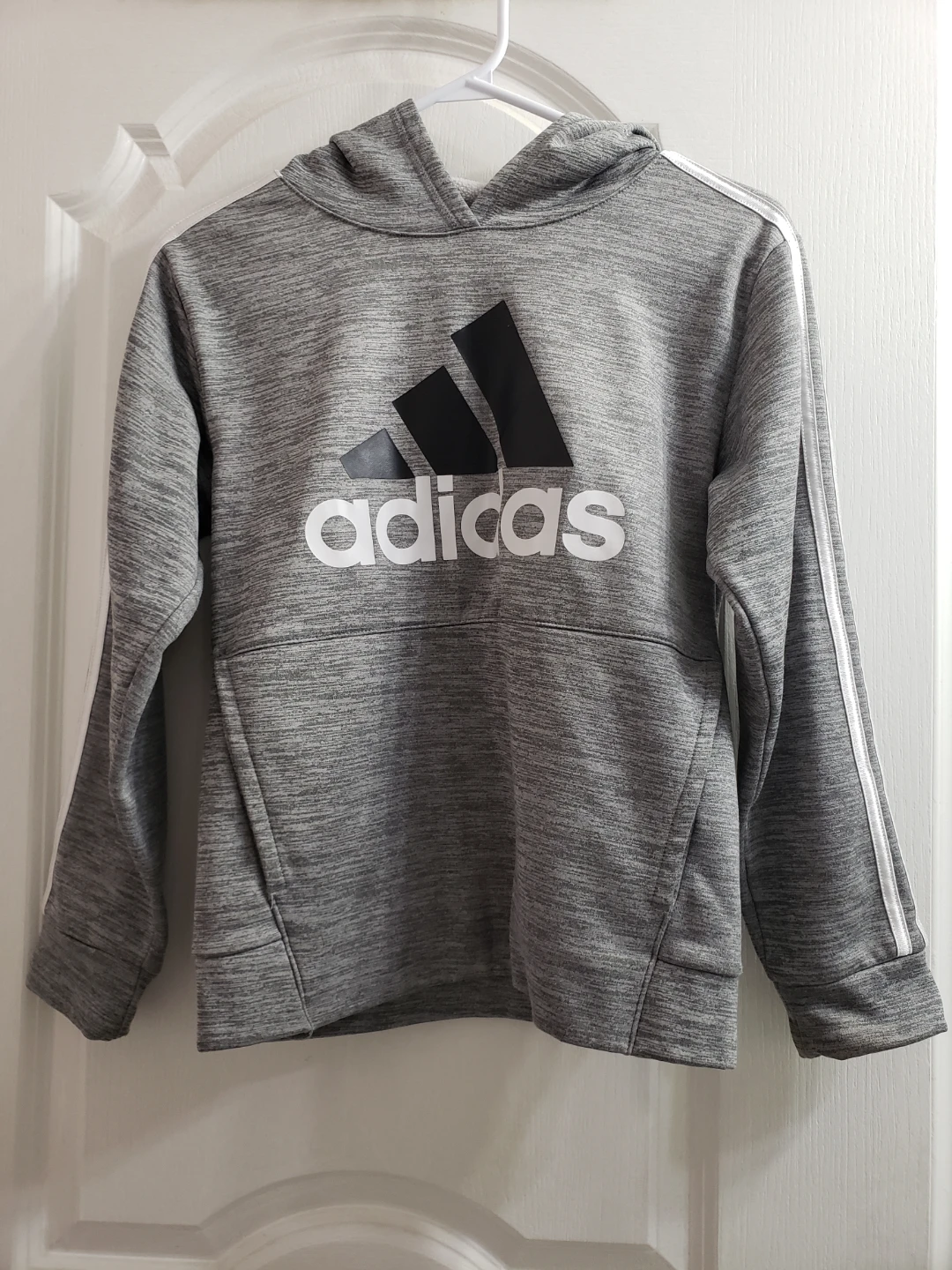 Adidas Grey Hoodie - US 10/12
