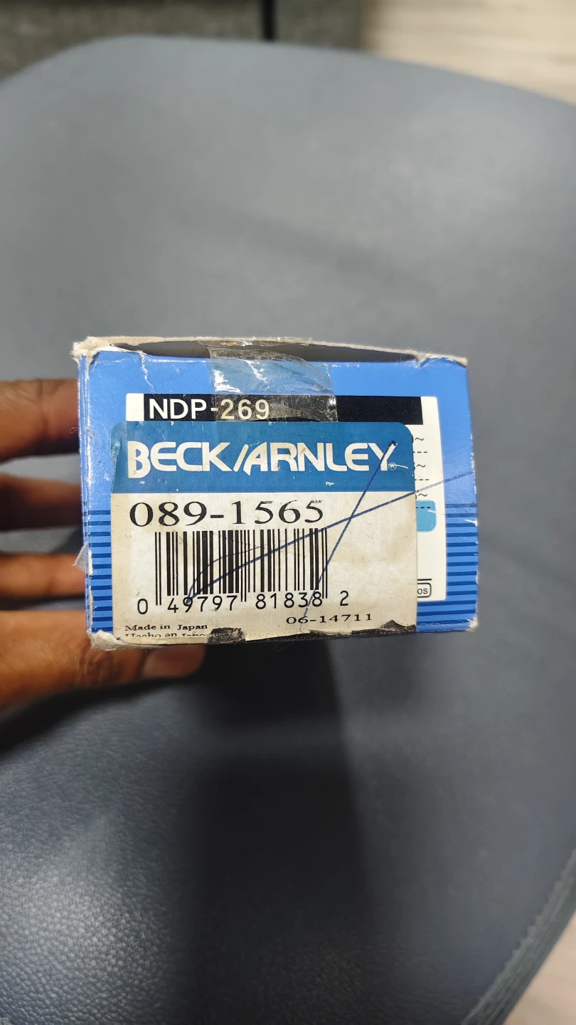 Beck/Arnley 089-1565 (Premium Branded Brake pads) - photo 2