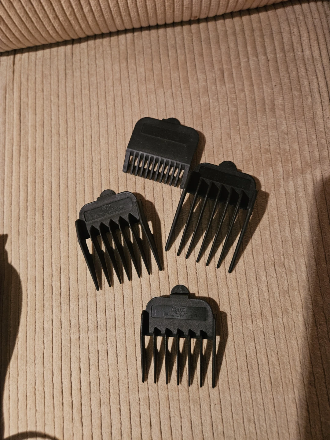 Black Corded Hair Clippers Set with Guards and Bag - photo 5