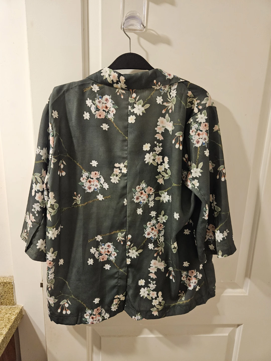 Light Airy Floral Print Blazer - photo 2