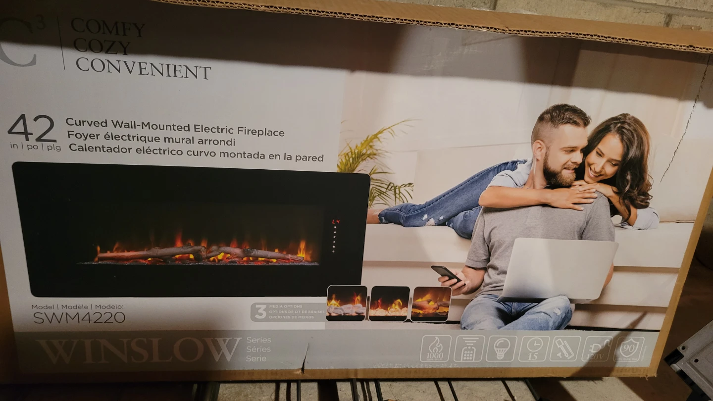 Winslow: Selling Curved Wall-Mounted Electric Fireplace - 42 - photo 4
