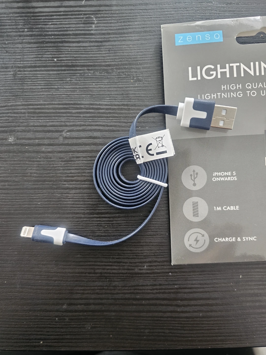 (NEW)Zenso Lightning to USB Cable - 1M - photo 2