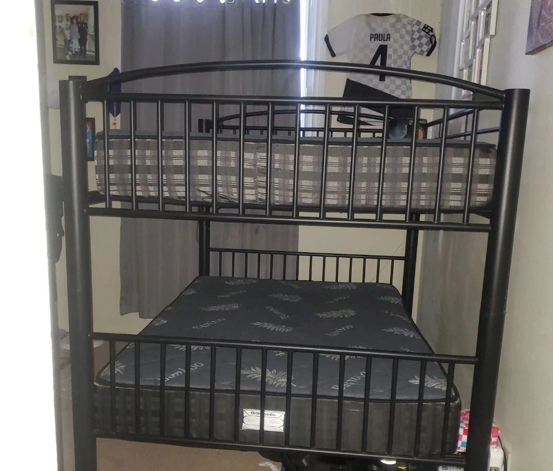 Twin Bunk Bed  and two Orthopedic Mattresses