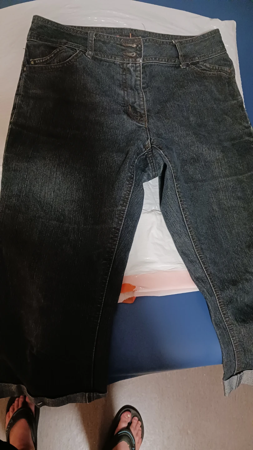 Contrast Denim Capri - photo 2