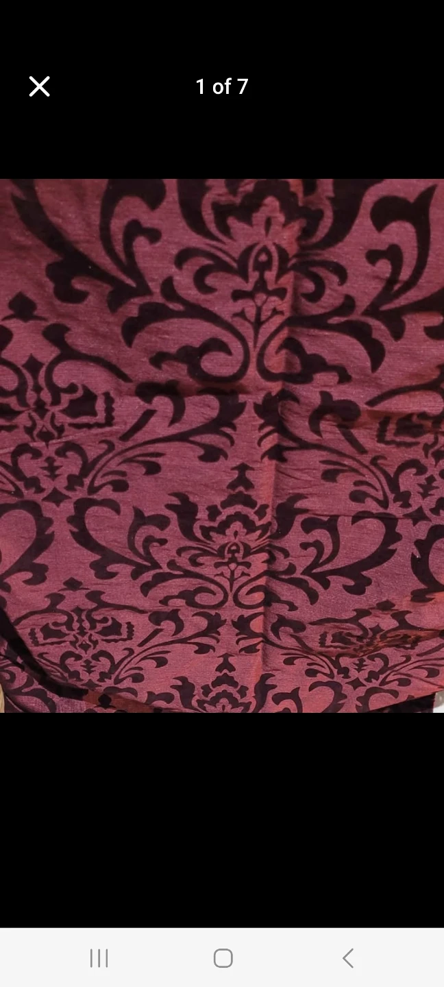 Purple Damask Curtains