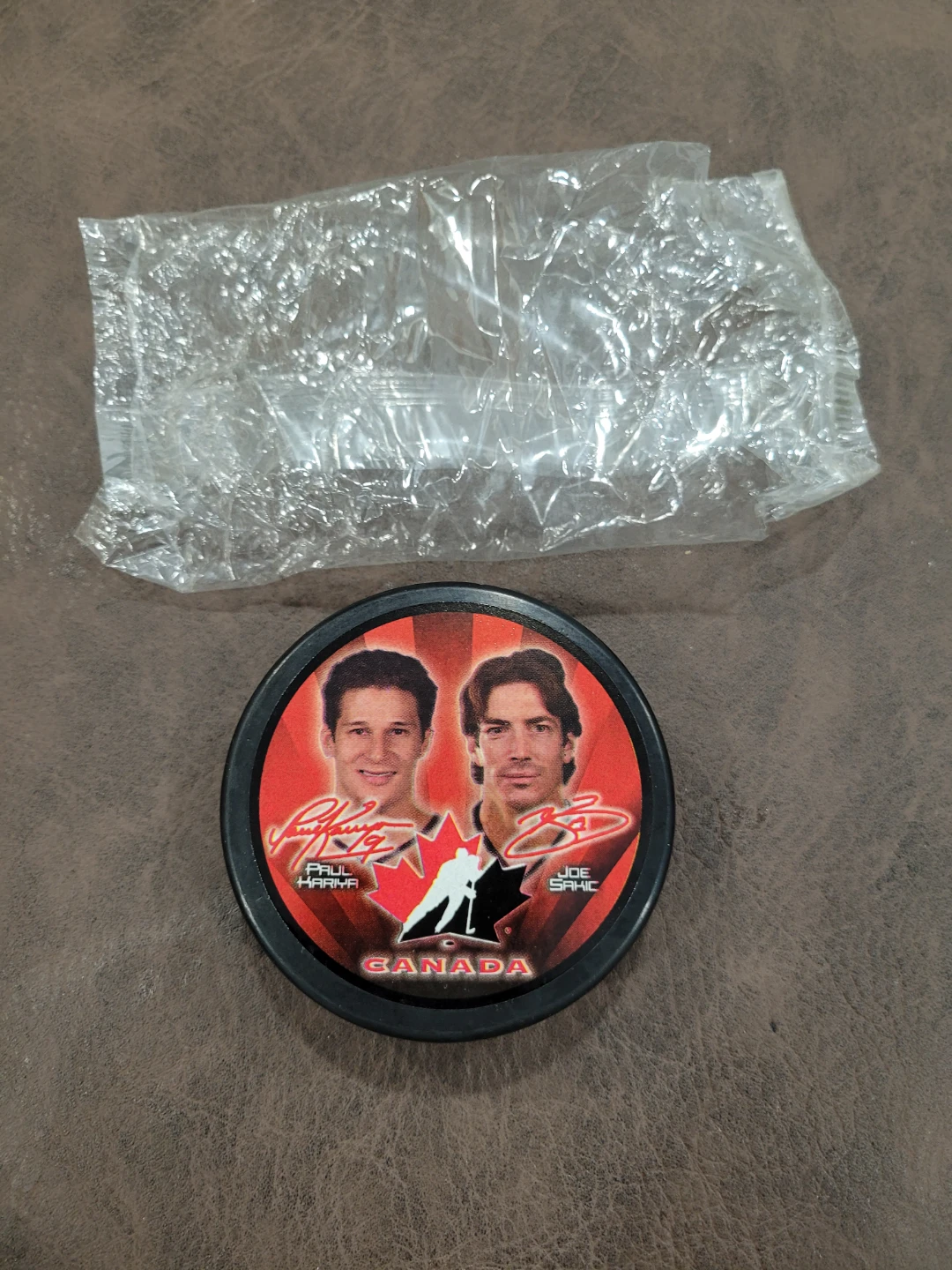 2002 Team Canada Olympic McDonald’s Hockey Puck – NEW