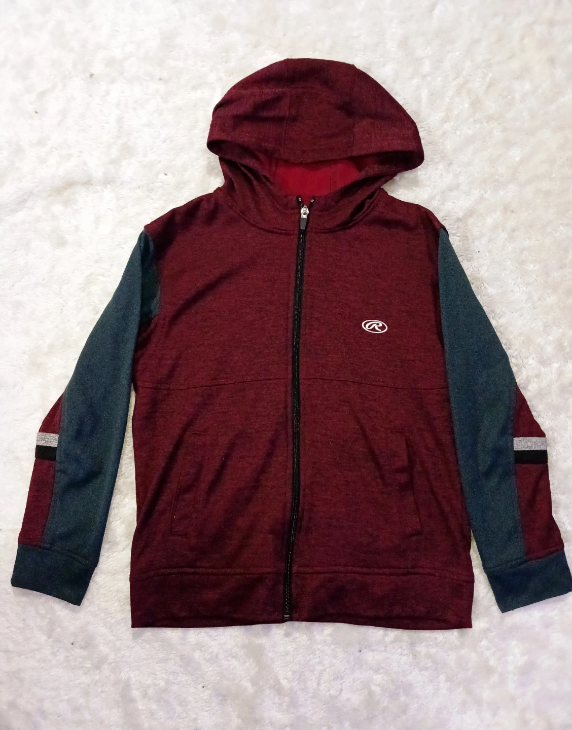 Rawlings Burgundy & Grey Hoodie - photo 2
