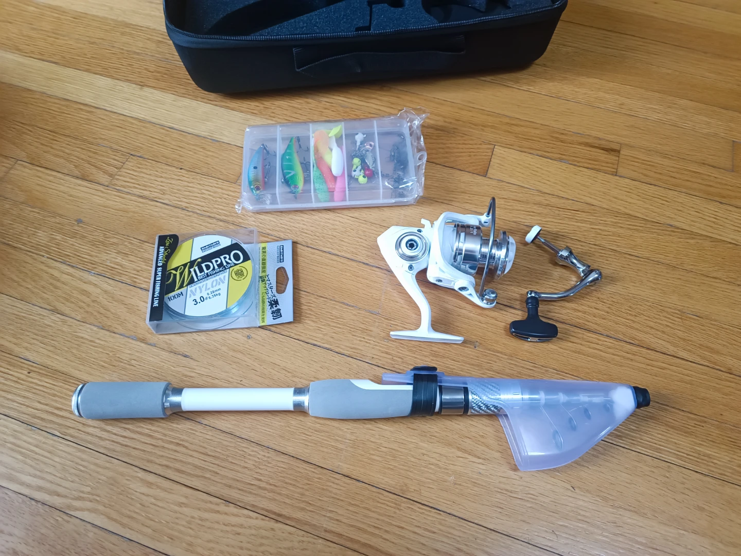 Fishing Rod and Reel Combo with Lures and Line - photo 2