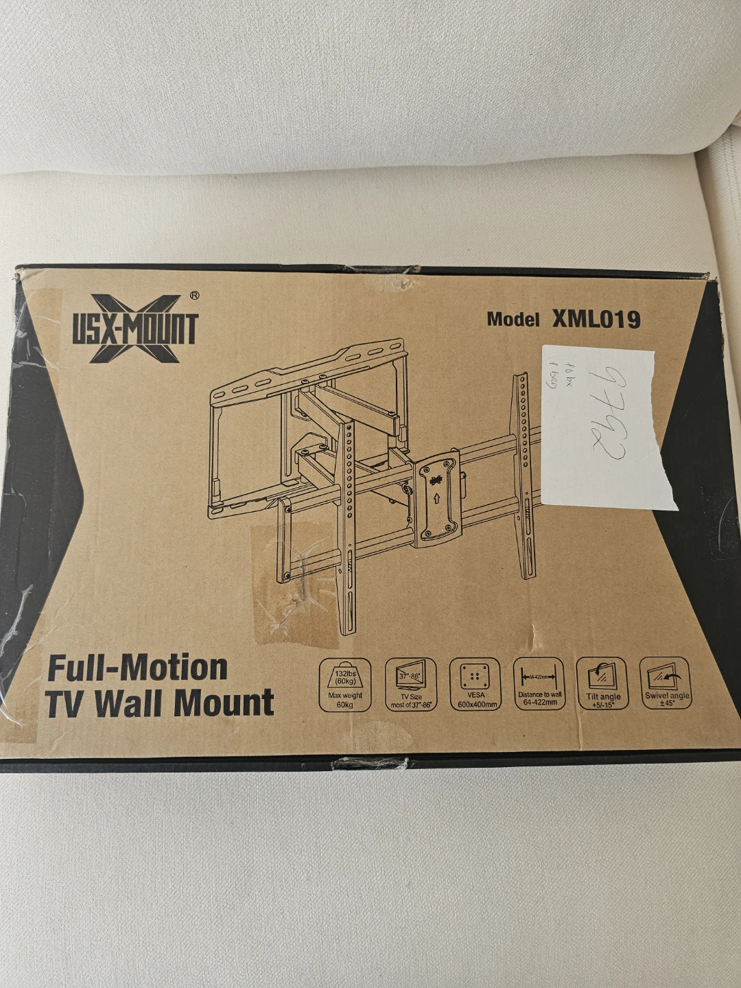 USX-MOUNT Full-Motion TV Wall Mount XML019 - photo 3