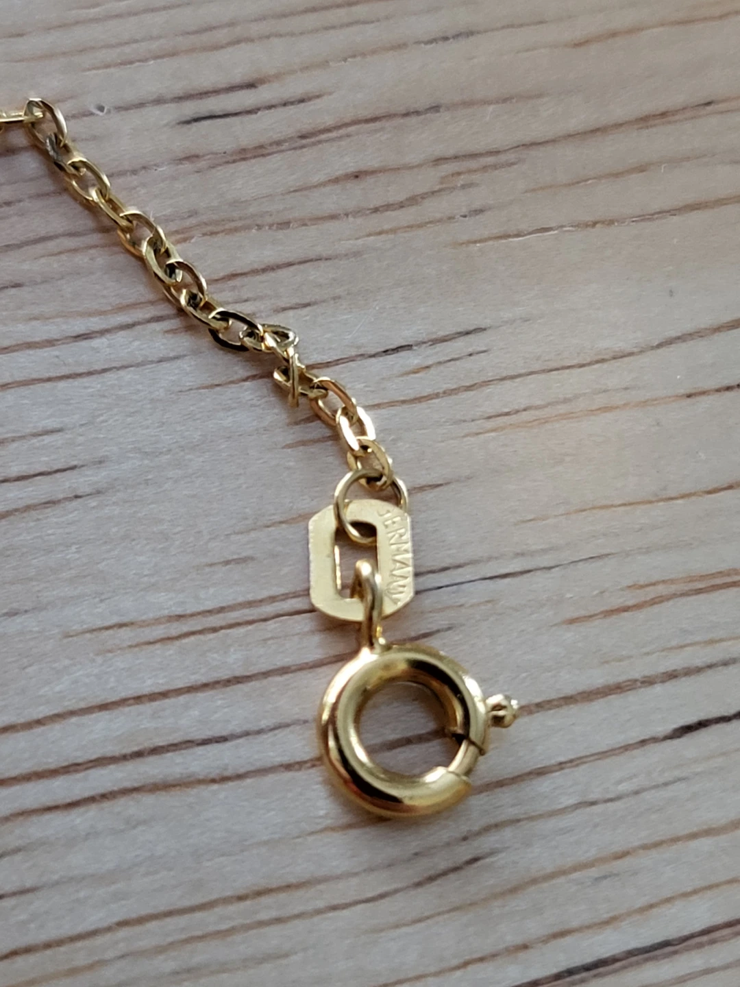 Gold Plated Necklace with Turquoise Bead Pendant - photo 5
