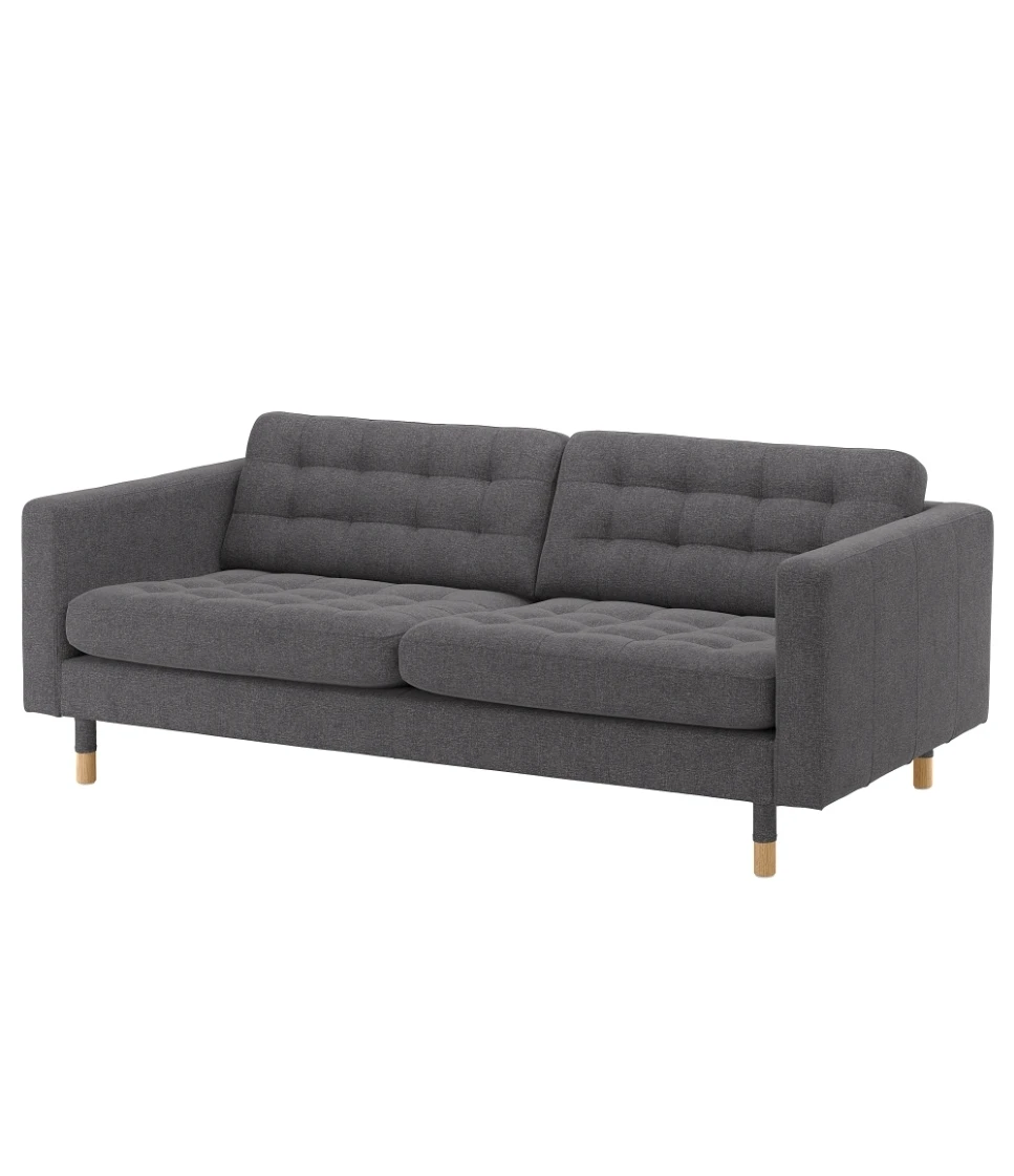Dark Grey Tufted Sofa - photo 5