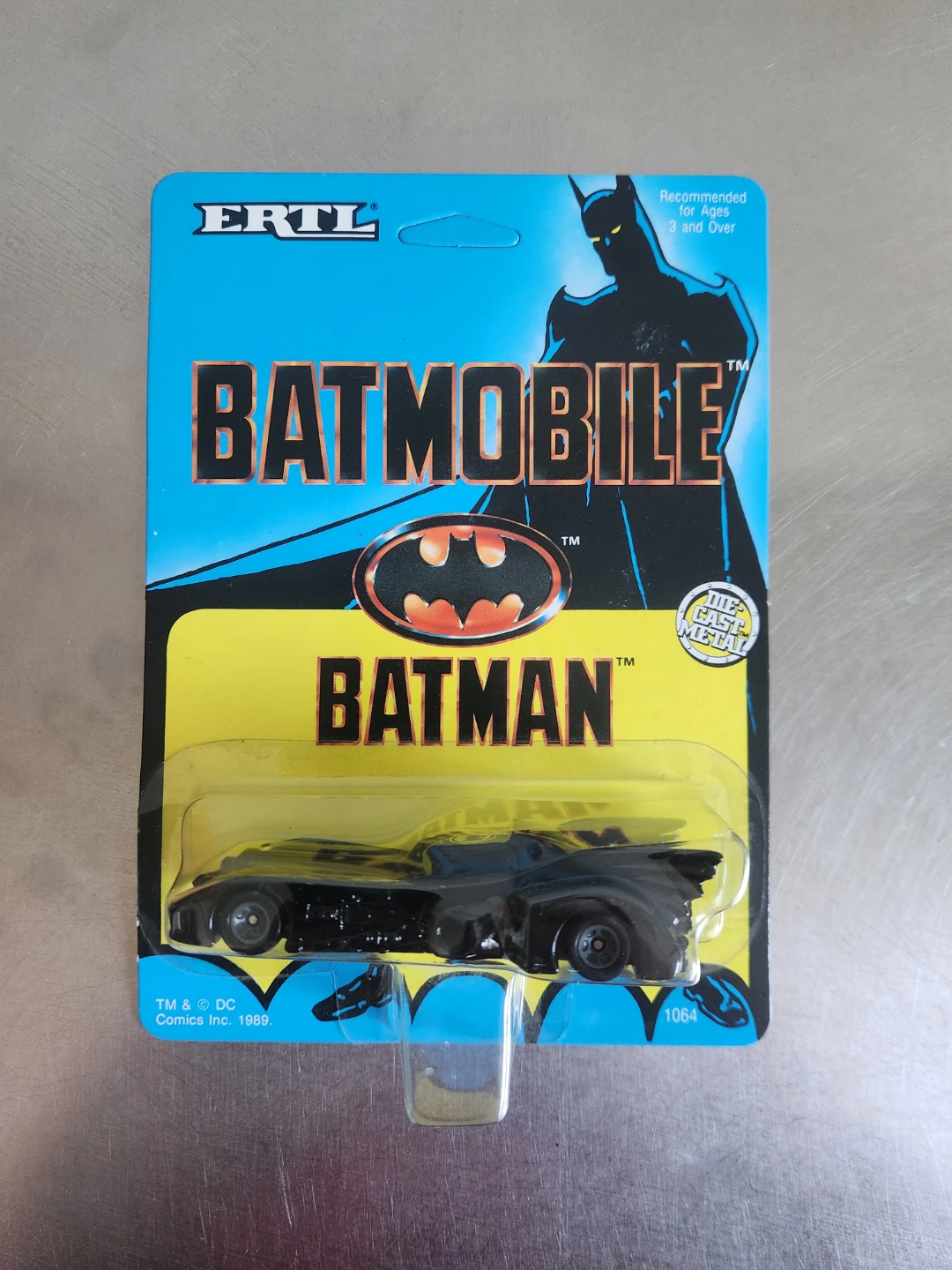ERTL Batman Batmobile 1/64 Scale Die Cast Toy Car