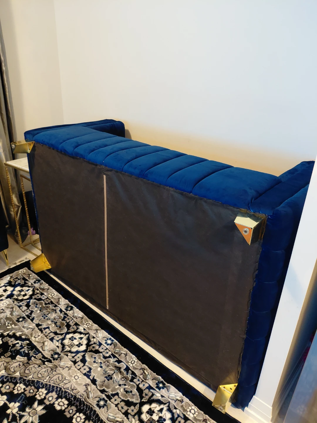 Blue Velvet Sofa - photo 3