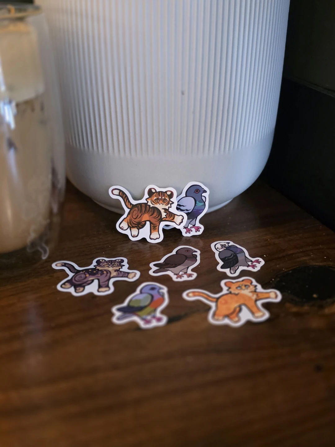 50pc random assorted cute animal stickers - photo 3