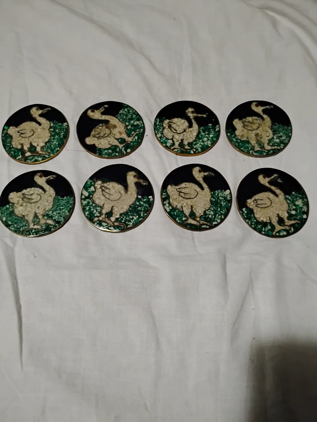 Set of 8 Vintage Dodo Bird Coasters Malachi - photo 2