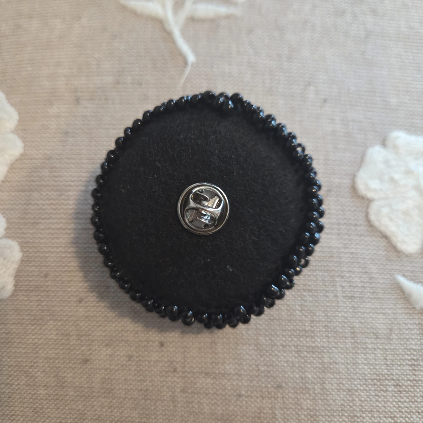 Handmade Yellow Flower Brooch Pin - photo 2