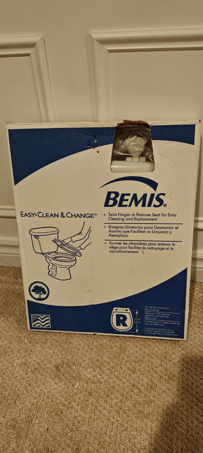 Bemis Easy-Clean & Change Round Toilet Seat