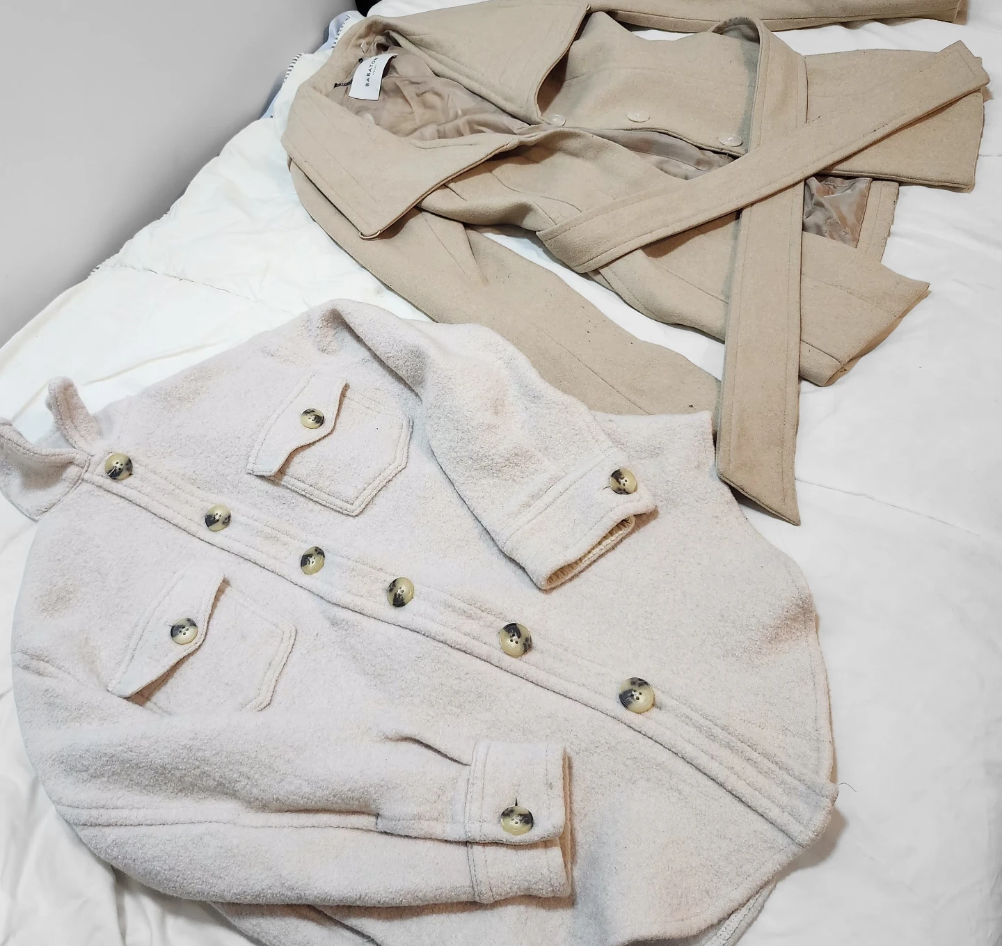 Aritzia Wilfred Ganna Shacket & Babaton Spencer Wool Coat - photo 2