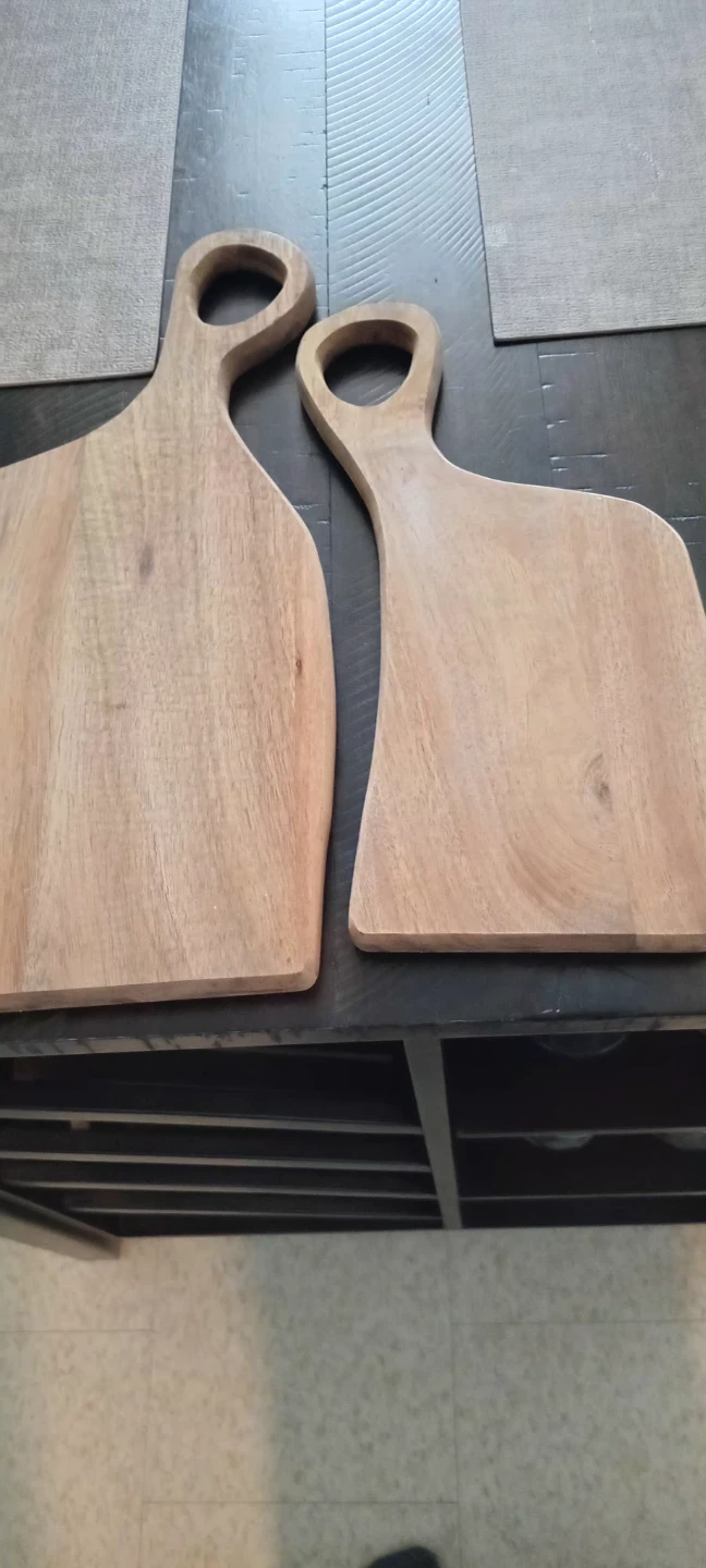 Set of 2 Wooden Serving Boards - photo 2