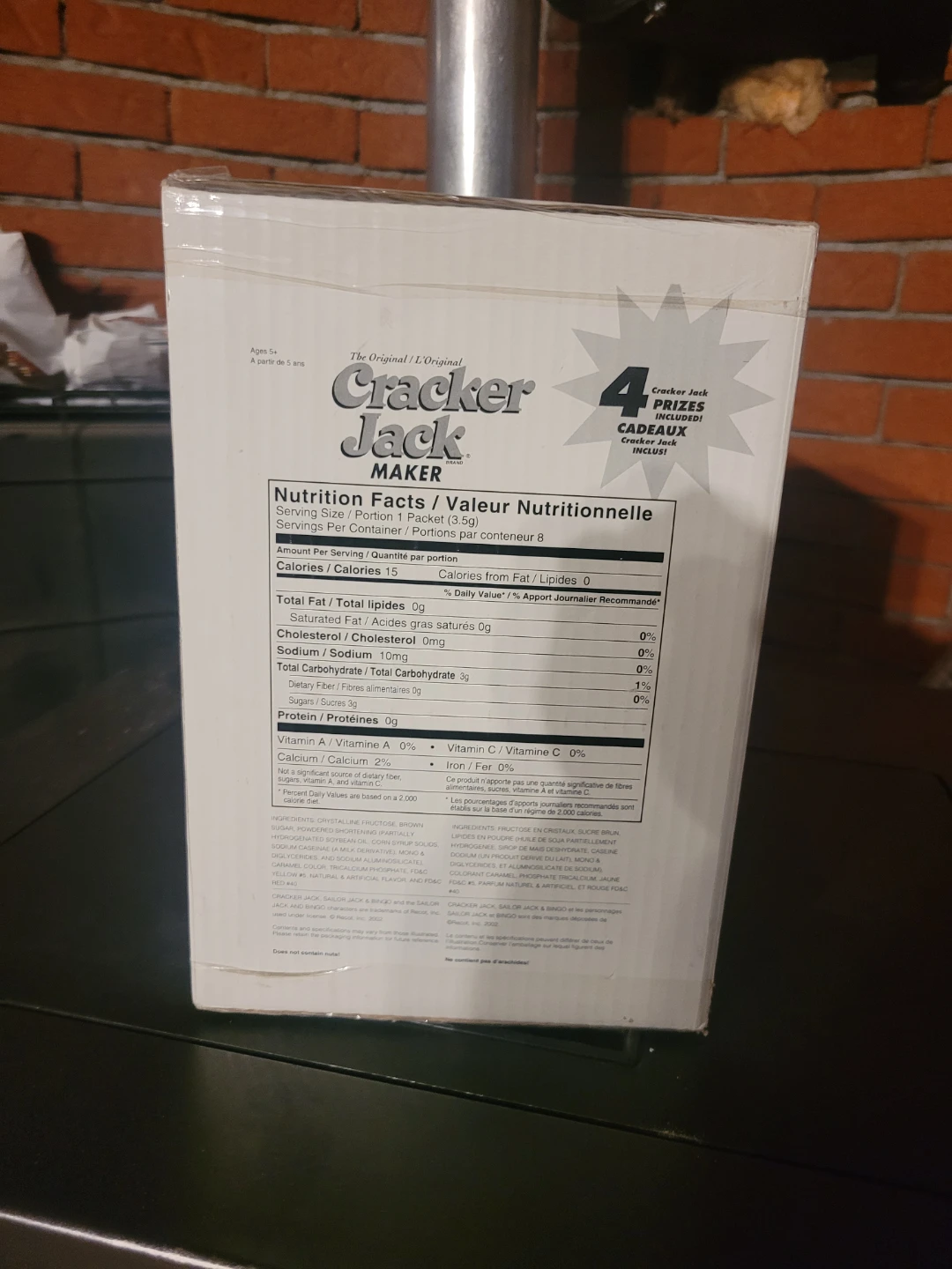 New Vintage Cracker Jack Caramel Popcorn Maker kit + Toys
