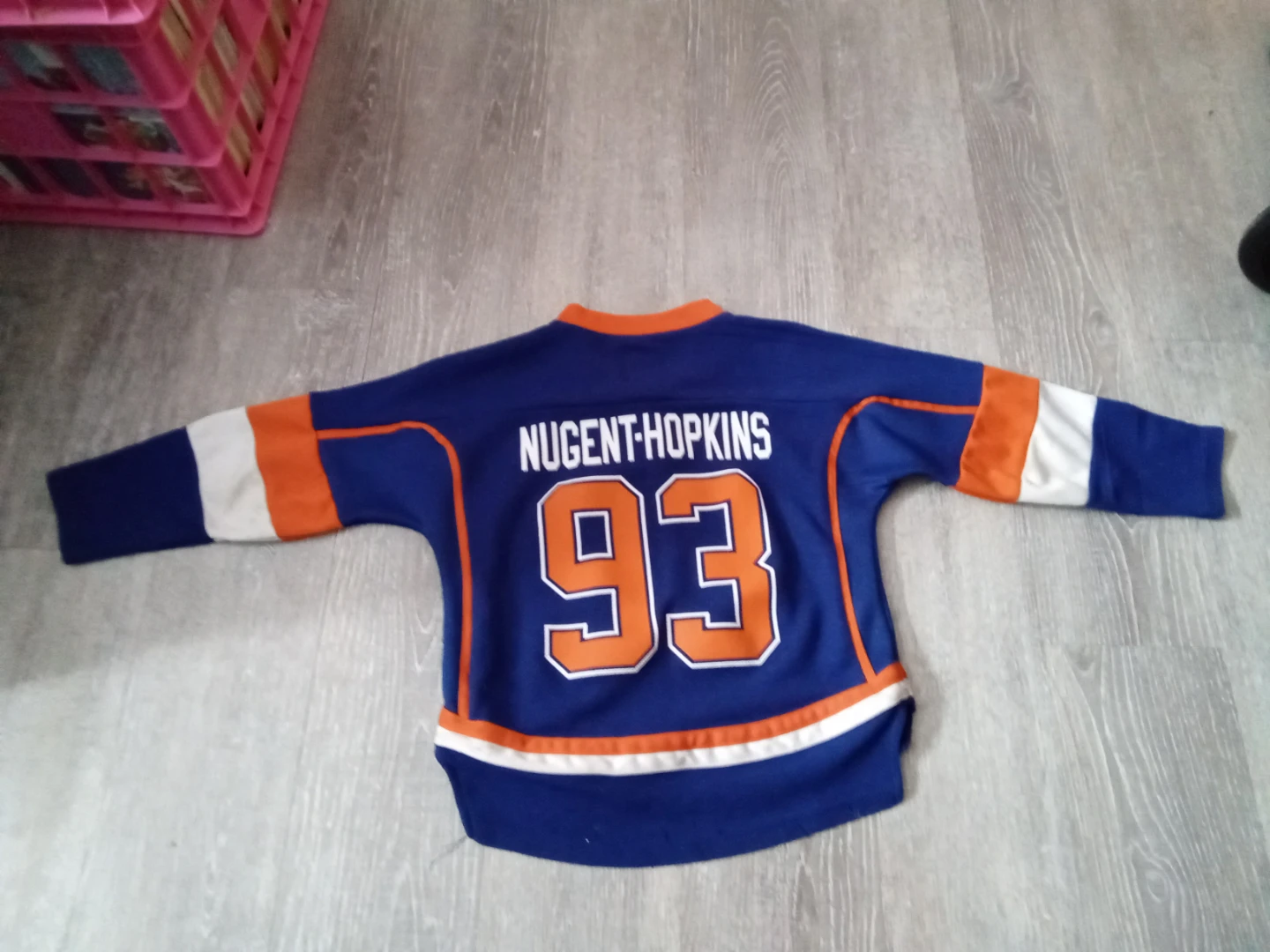 Edmonton Oilers Nugent-Hopkins Hockey Jersey Size 5/6