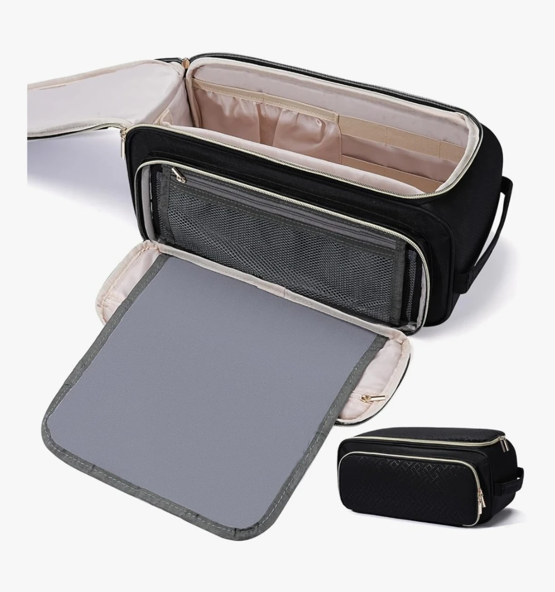 Black Travel Toiletry Bag Organizer - photo 4