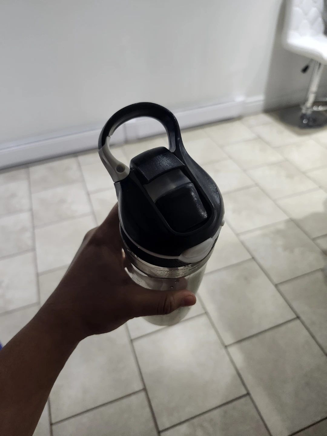 Water Bottle with Straw - photo 2
