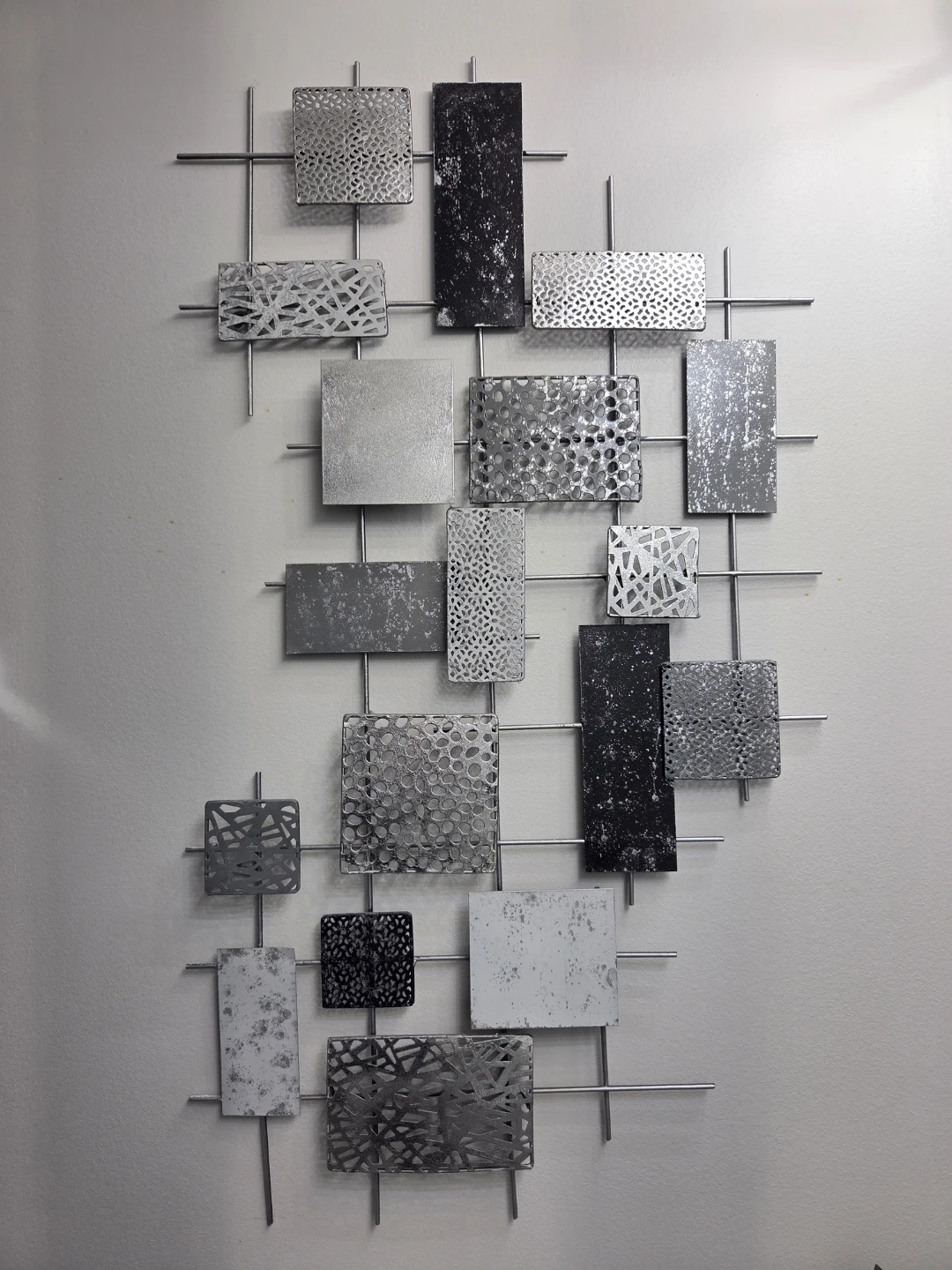 Geometric Metal Wall Art Decor