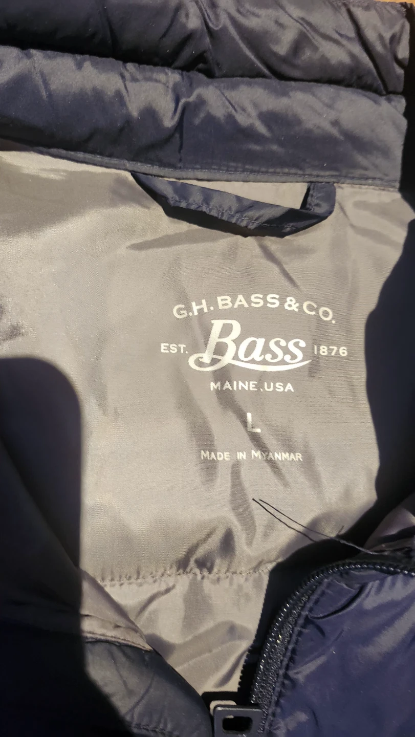 G.H. Bass & Co. Down Puffer Jacket Navy Size L - photo 2