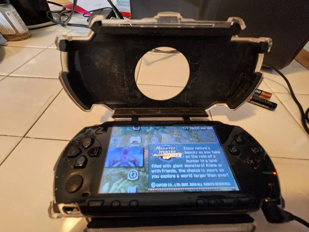 Sony PSP with 2 Games and Case - photo 2