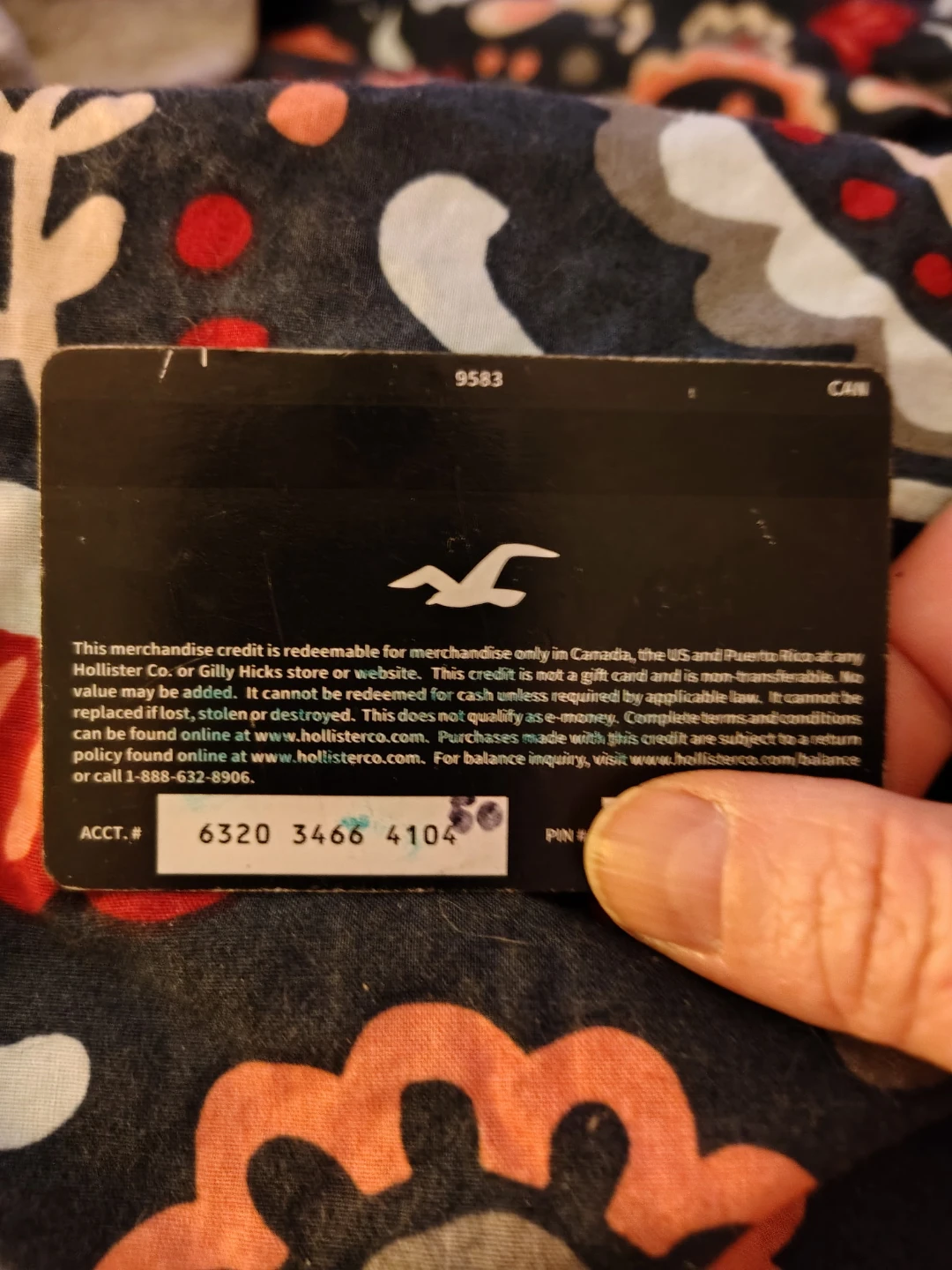 Hollister Gift Card $59.28 - photo 2