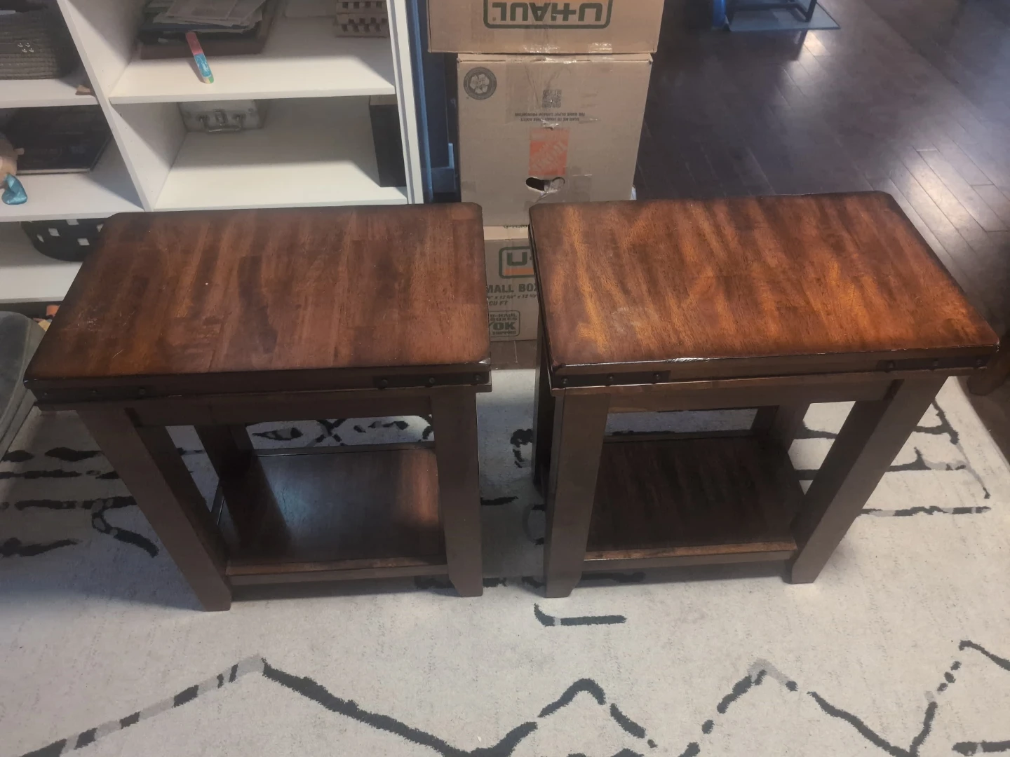 Wooden Dining Table, Chairs, Bench & End Tables Set - photo 4