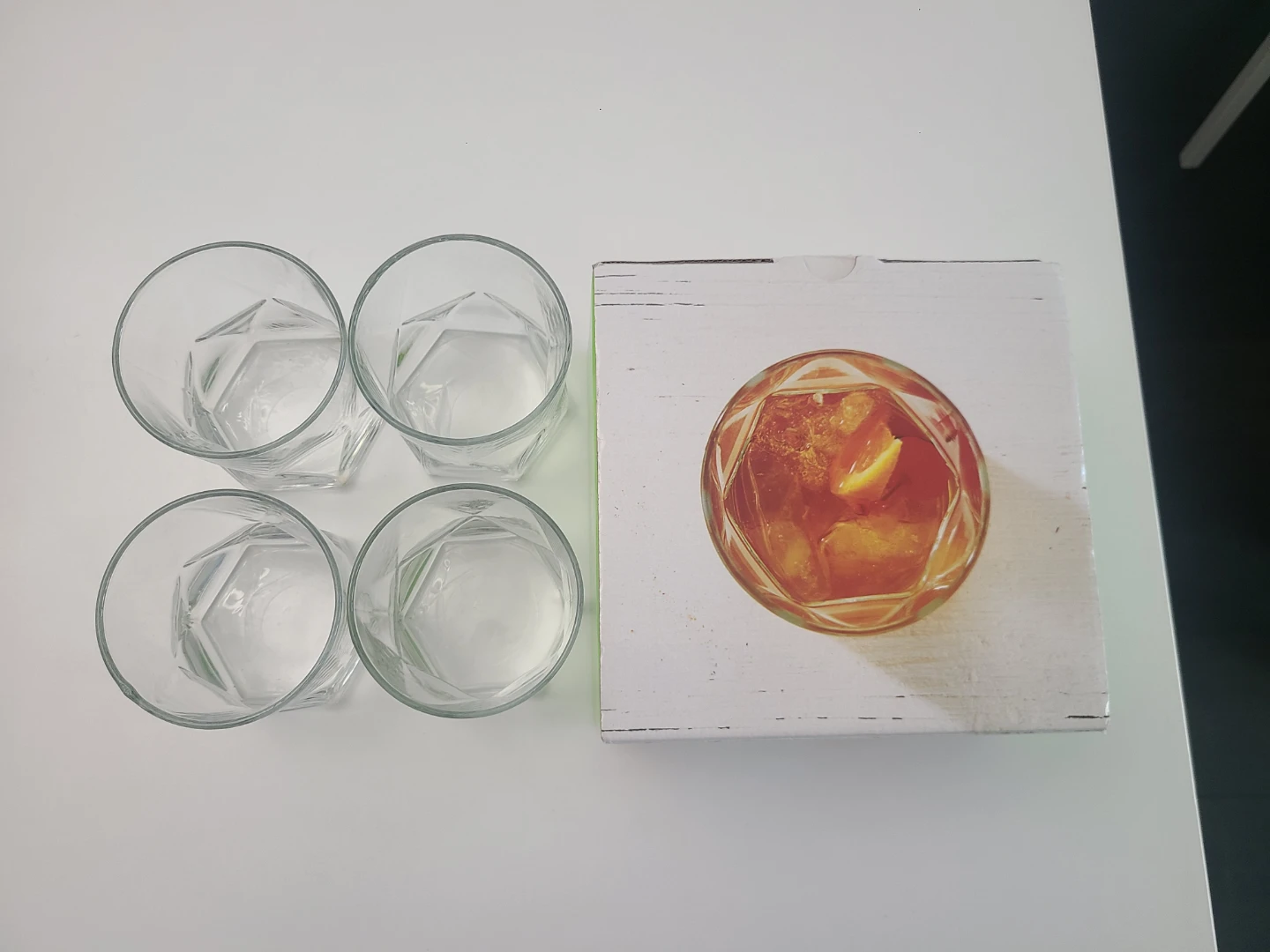 4 Libbey Rhombus Tumbler Glasses - 352ml - photo 2