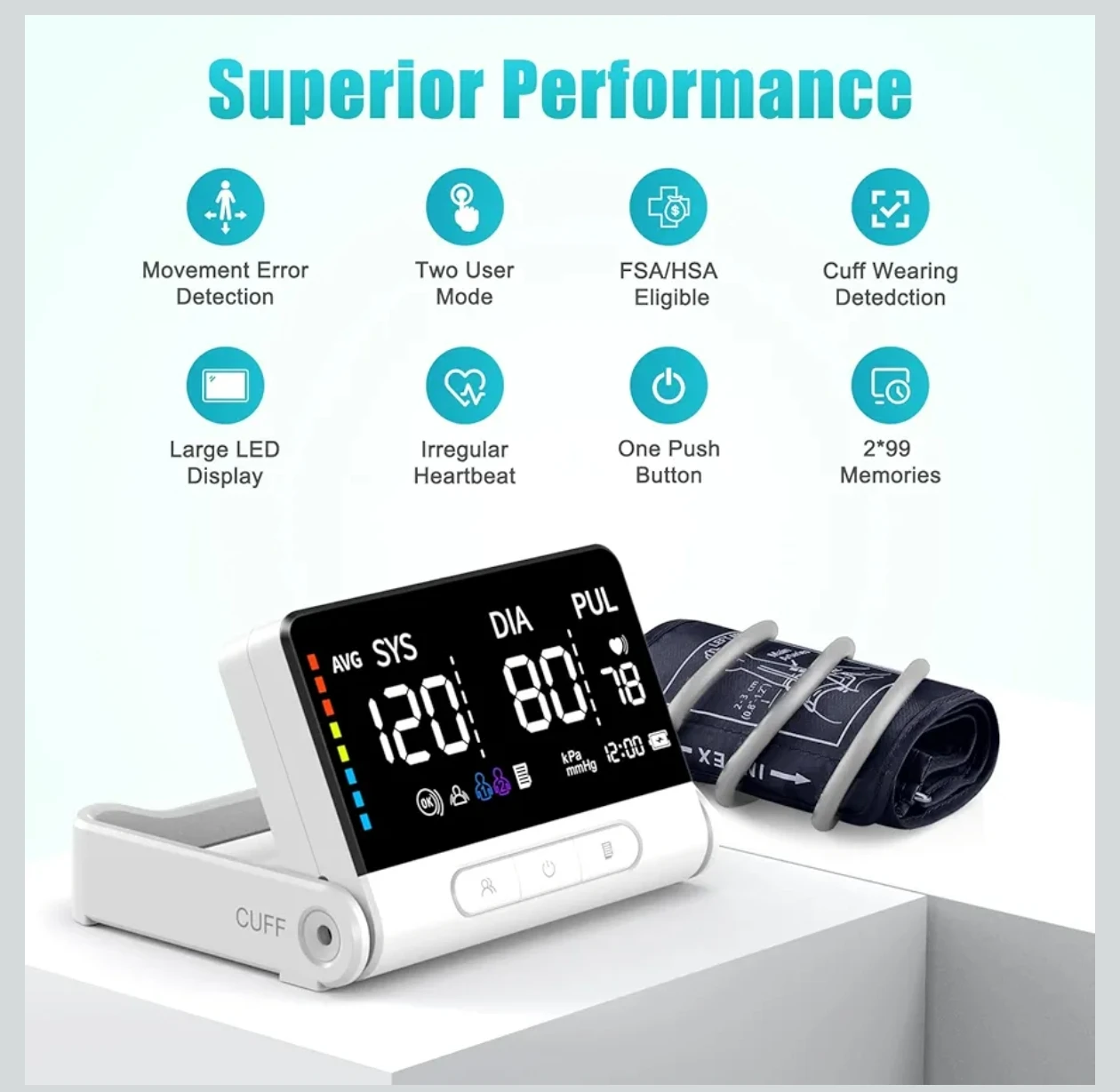 PEKYO Arm Blood Pressure Monitor Model AOJ-30D - photo 3