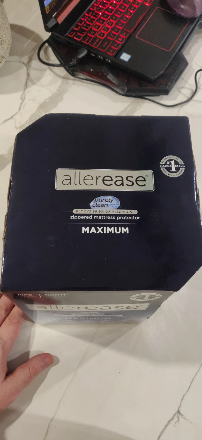 AllerEase Maximum Zippered Mattress Protector King Size - photo 2