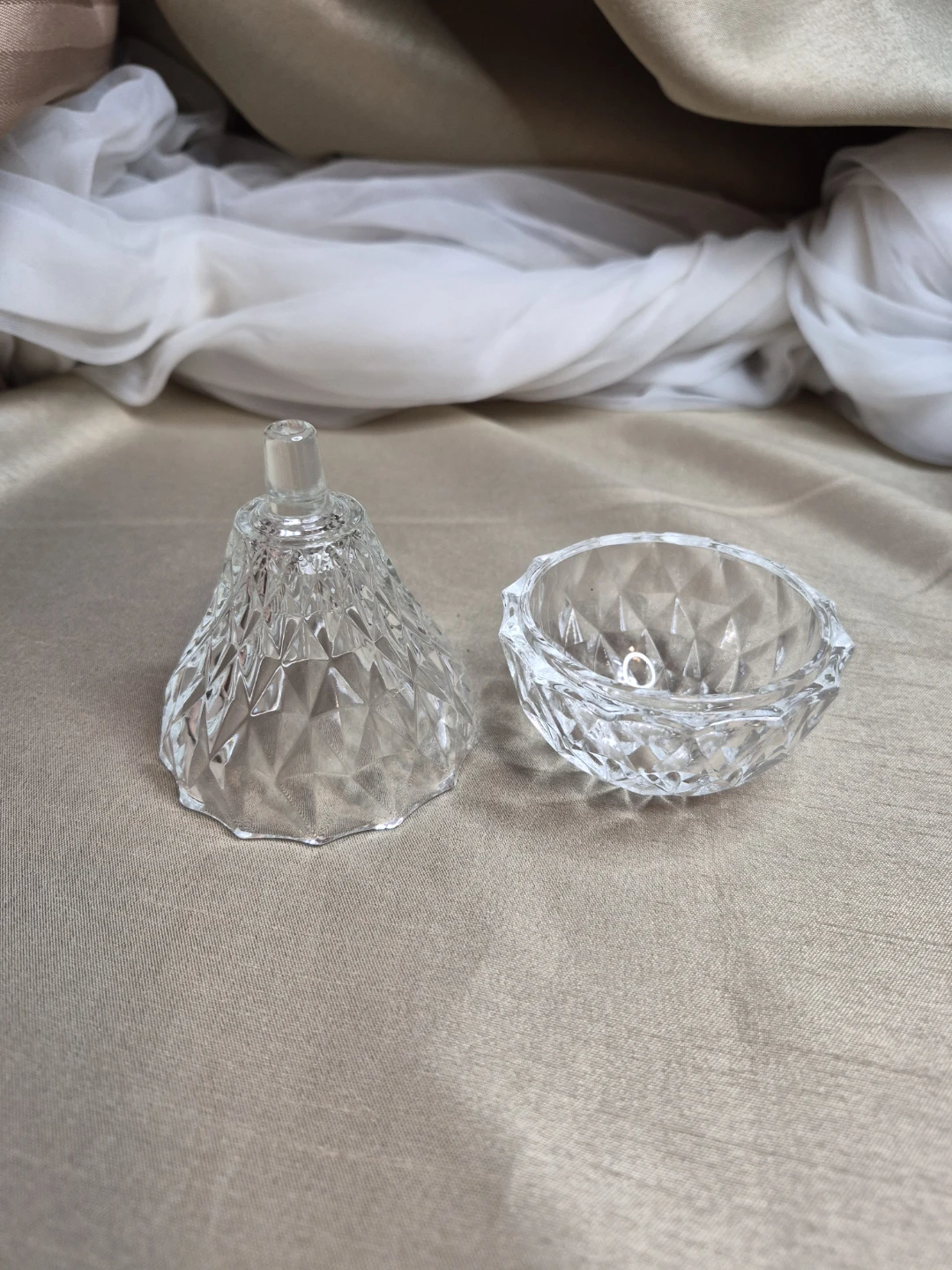 Beautiful 4" Pear Shaped Glass Trinket Holder - Italy - photo 5
