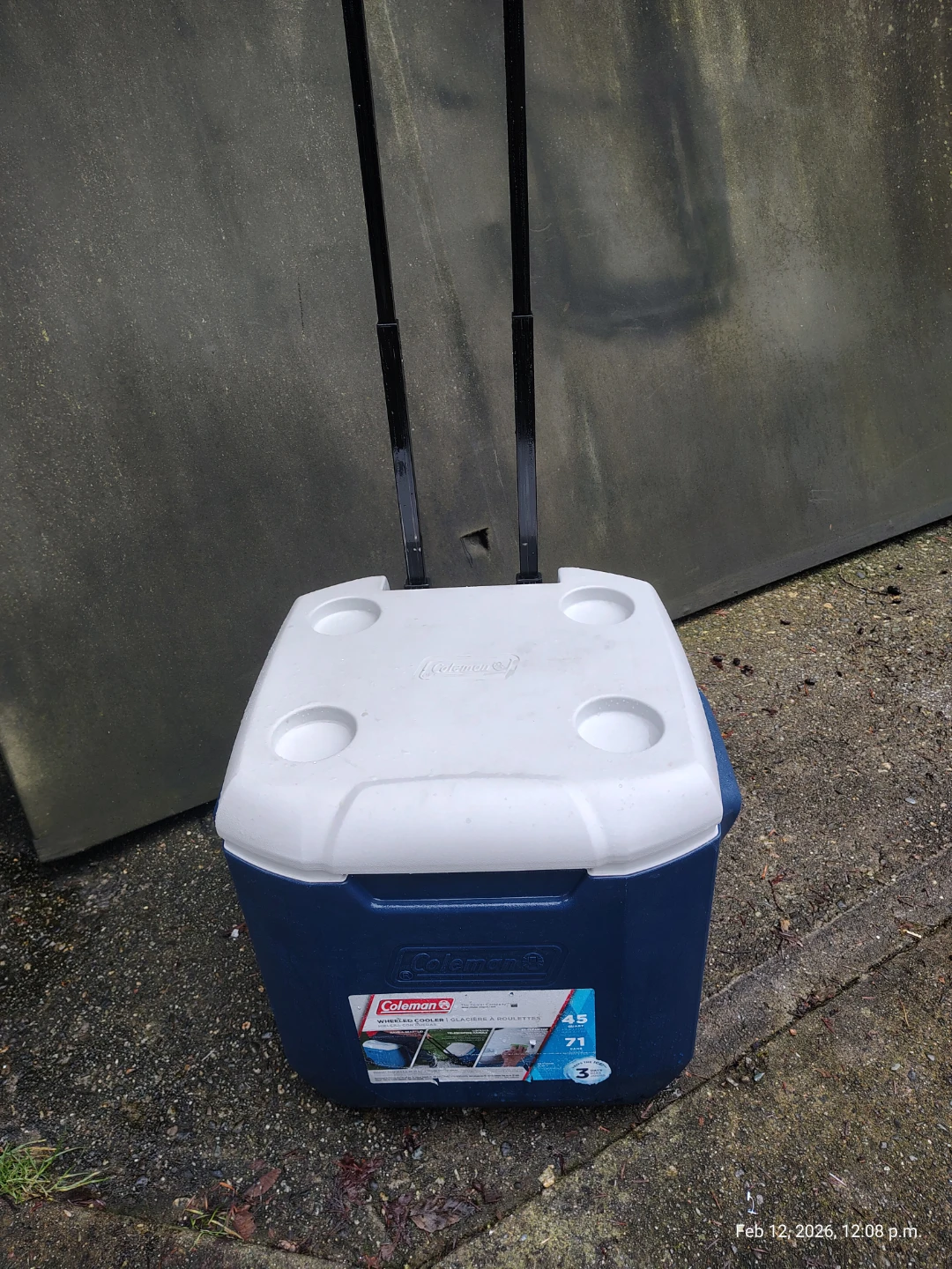 Coleman Wheeled Cooler 45qt with Drain