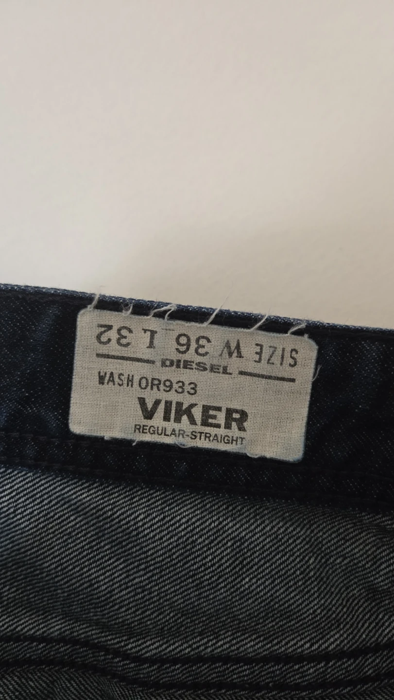Diesel Viker Regular Straight Jeans - Size W 36 L 32 - photo 5