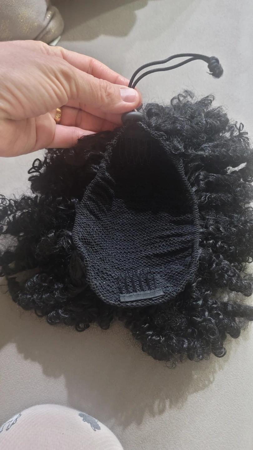 Curly Hair African Big Hair Bun (new never used) - photo 5