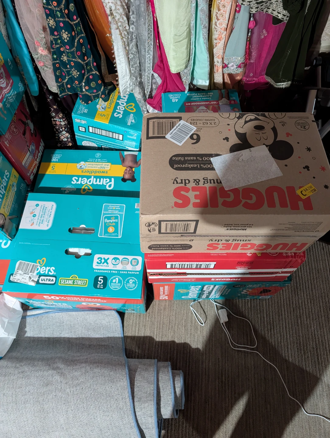 Huggies & Pampers Diapers - Various Sizes & Counts