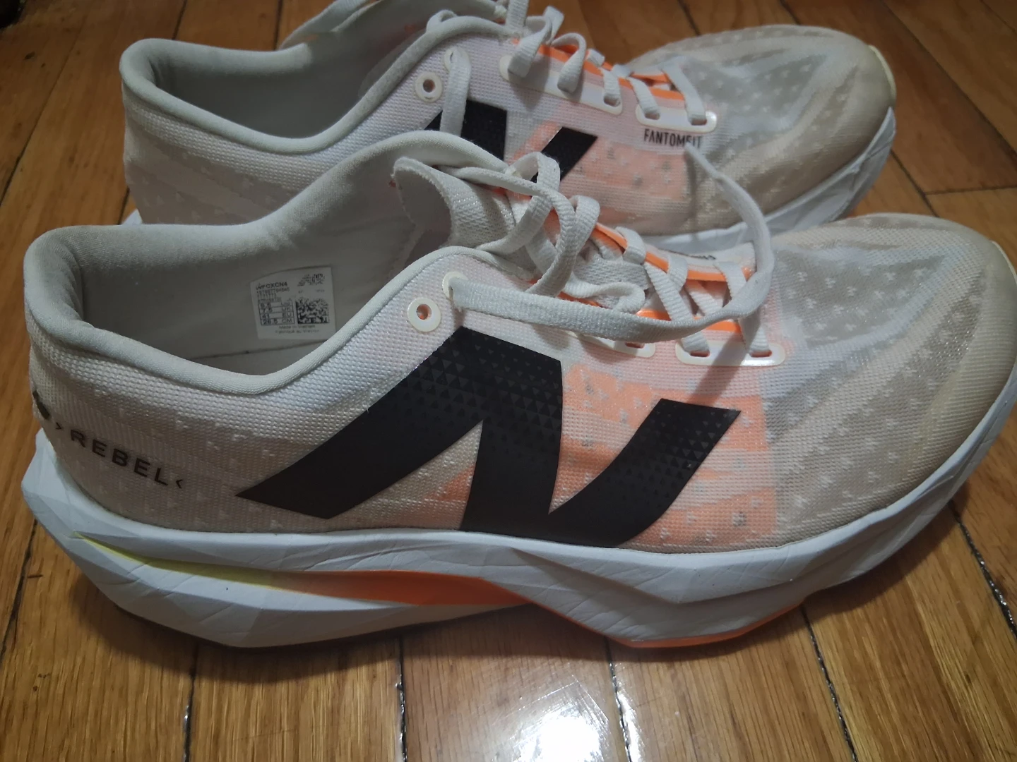 New Balance Rebel V2 Running Shoes White/Orange