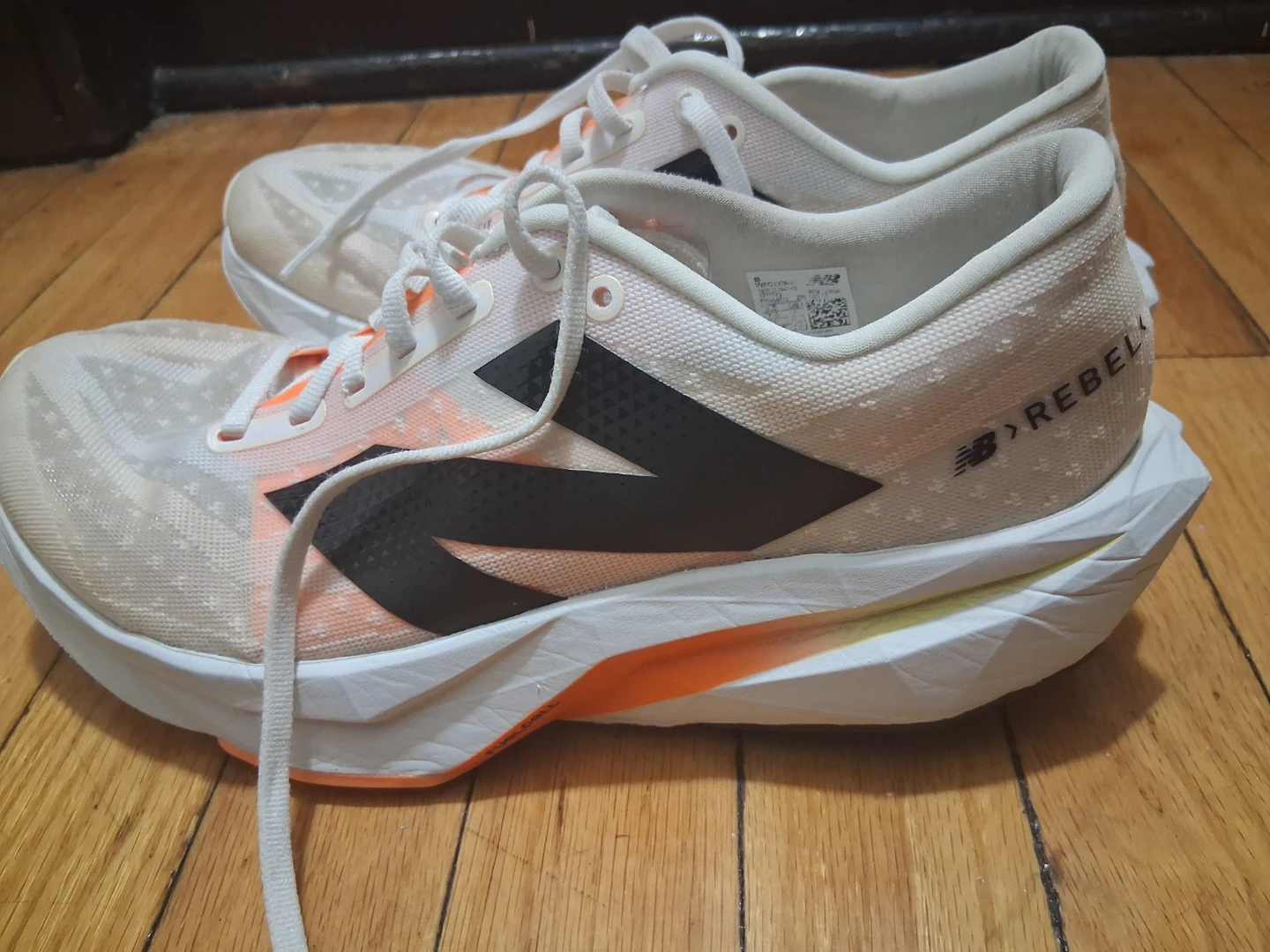 New Balance Rebel V2 Running Shoes White/Orange - photo 2