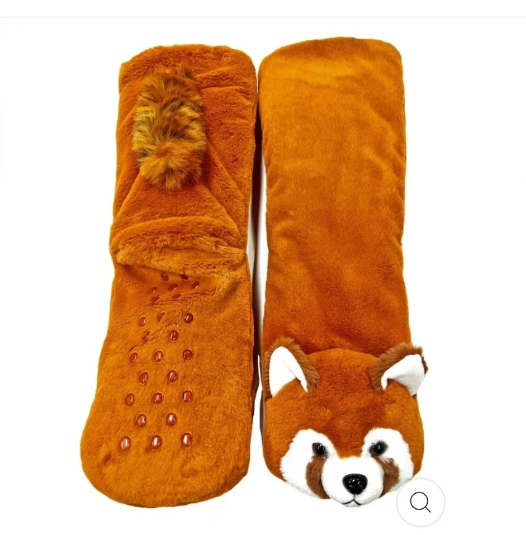 Panda Fuzzy Slippers