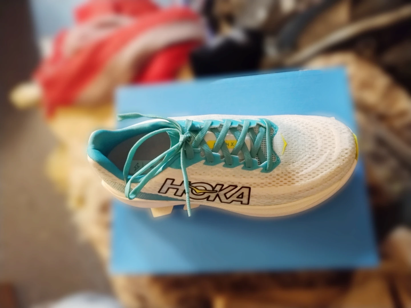 HOKA W MACH X sz 8.5 performance running shoe - photo 3