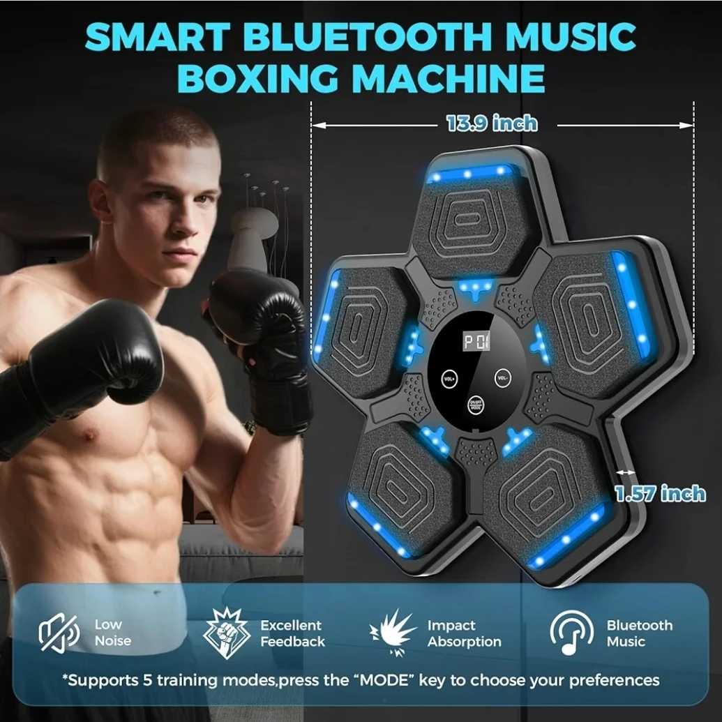 Smart Bluetooth Music Boxing Machine Pad - photo 2