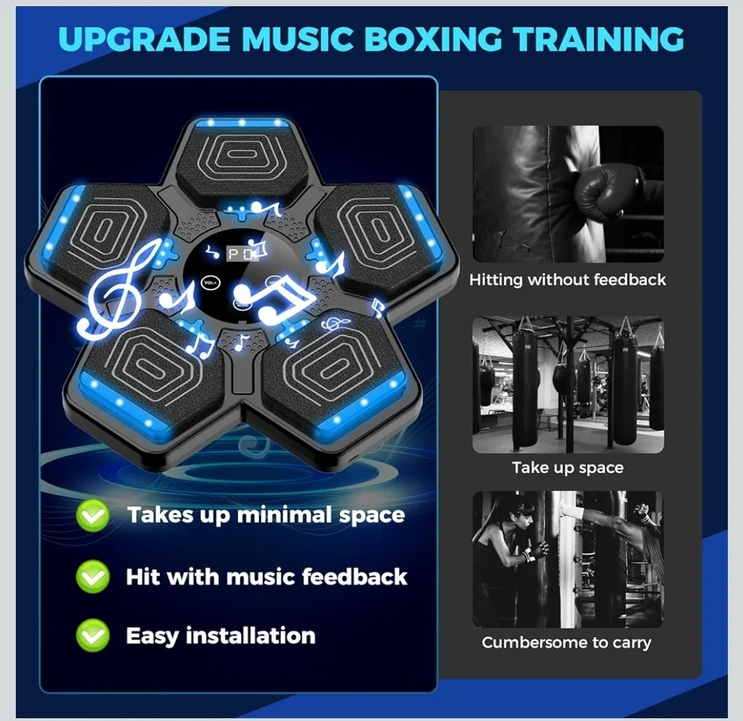 Smart Bluetooth Music Boxing Machine Pad - photo 3