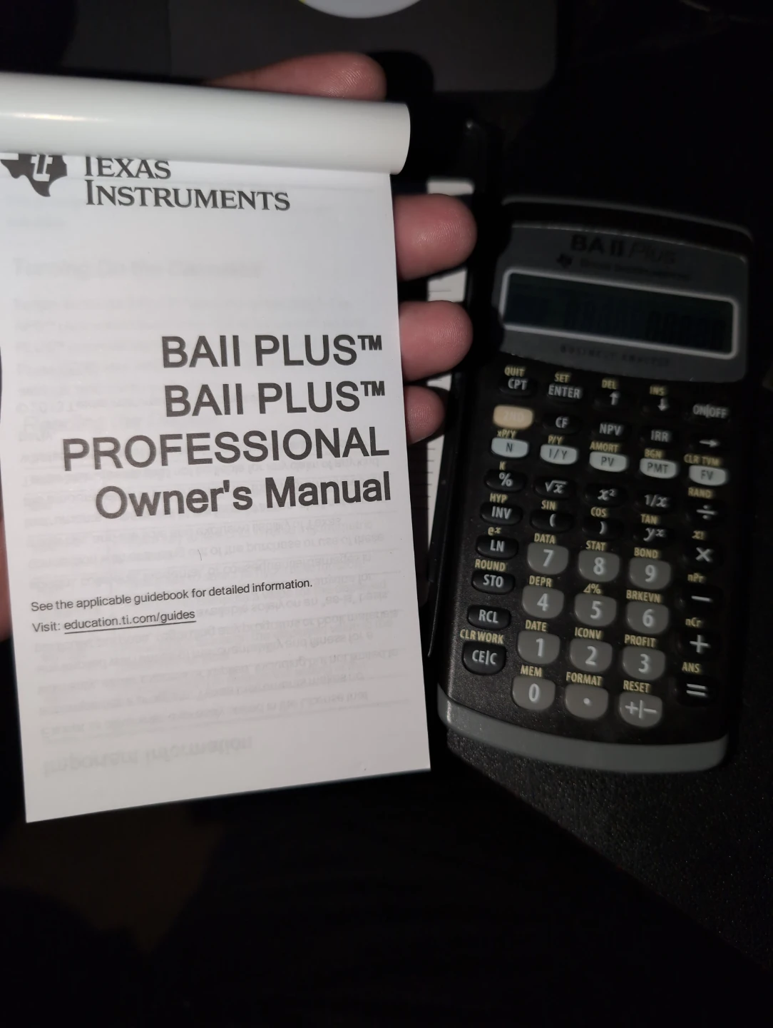 Texas Instruments BA II Plus Business Analyst Calculator - photo 2