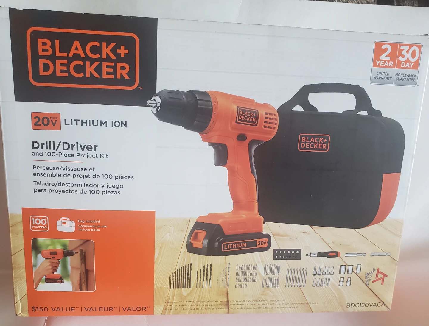 BLACK+DECKER 20V MAX Lithium Ion Drill/Driver
