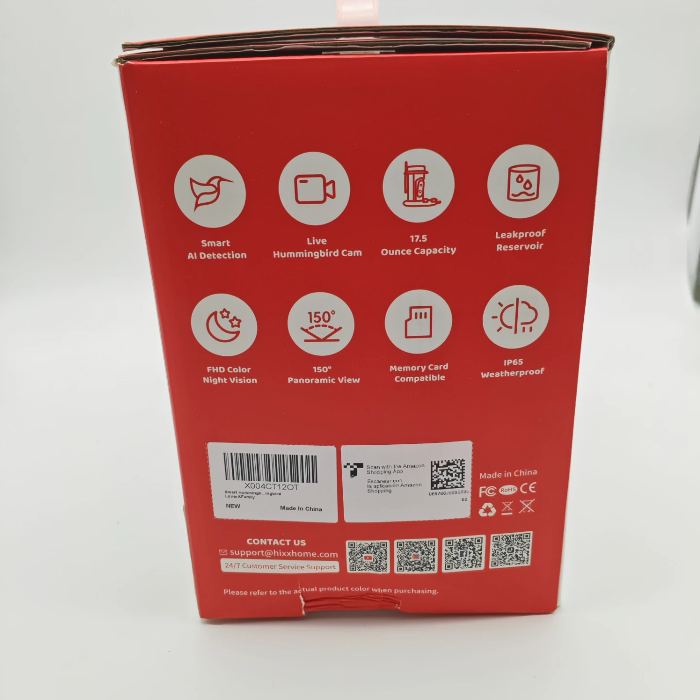 HIXX Smart Hummingbird Feeder with Live Cam - photo 3