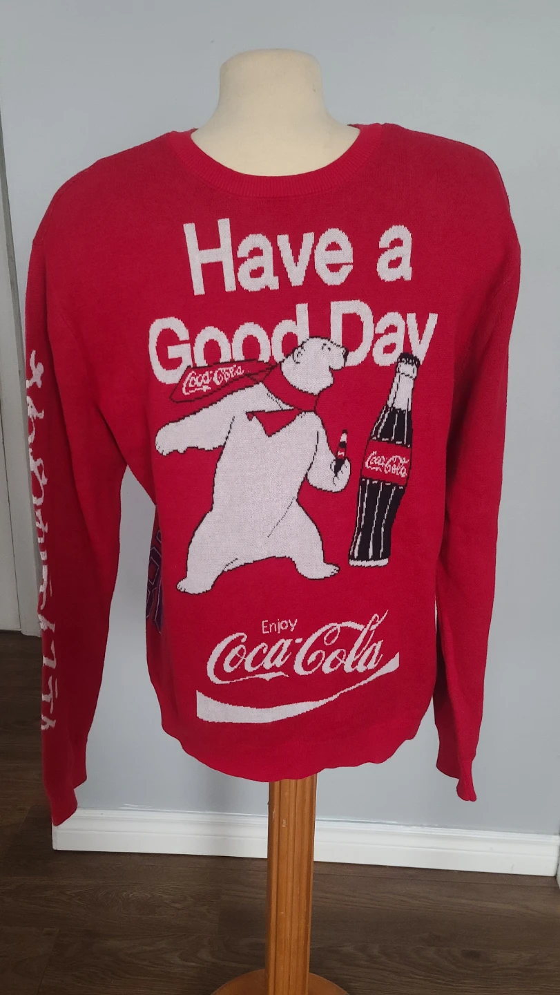 Pacsun x Coca-Cola Crew Neck Sweater - Medium